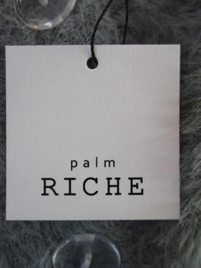 ポームリシュ palm RICHE フェザーヤーンカーデ 32632F-2