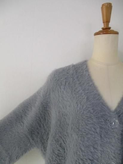 ポームリシュ palm RICHE フェザーヤーンカーデ 32632F-2