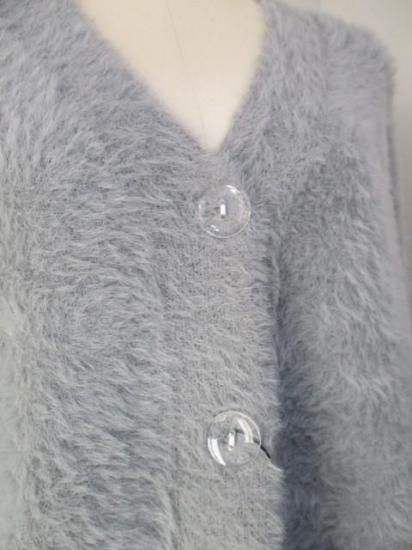 ポームリシュ palm RICHE フェザーヤーンカーデ 32632F-2