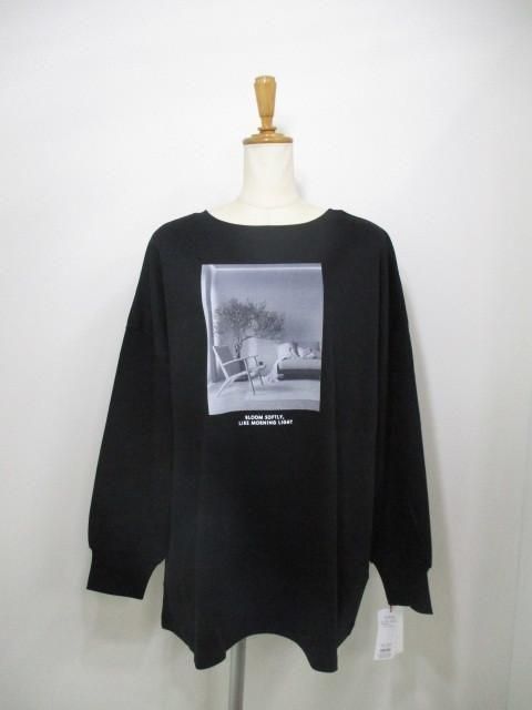 ディニテコリエ Dignite collier 2WAYフォトTシャツ TK-80256304-ブラック