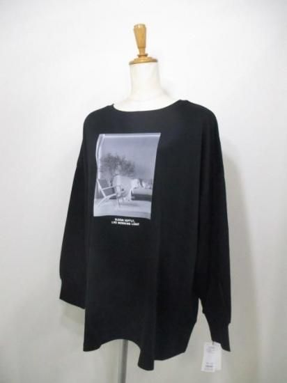 ディニテコリエ Dignite collier 2WAYフォトTシャツ TK-80256304-ブラック