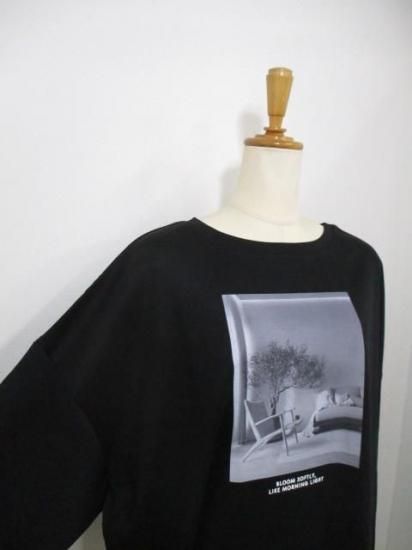 ディニテコリエ Dignite collier 2WAYフォトTシャツ TK-80256304-ブラック