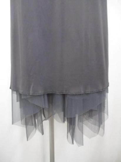 送料無料 アヤン ayane イレギュラーヘムチュールスカート 875816 イレギュラーヘム チュールスカート スカート ウエストゴム シアー ファッション CHARCOAL 38
