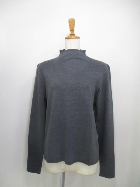 マリードール MARIED'OR 綿混ウォームストレッチ続きハイネックPO-グレー杢