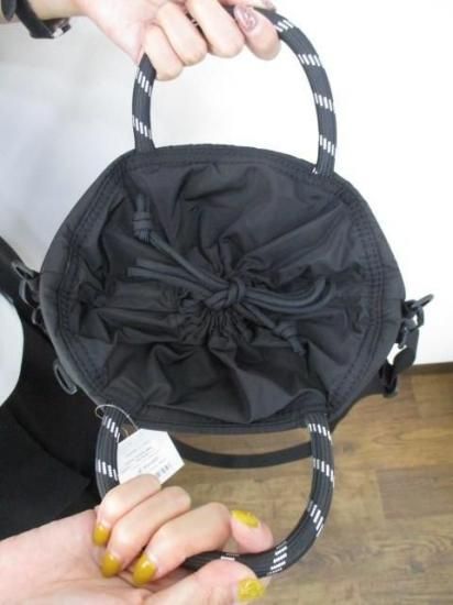 送料無料 FREDRIK PACKERS フレドリックパッカーズ BAUM TOTE ショルダーバッグ レディース 2WAY 巾着型 シーズンレス FPTF-TT33-BKNO BLACK