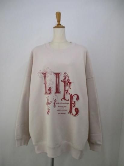 トーマスマグパイ THOMAS MAGPIE LIFEロゴBIGスウェット 2254877-ダークグレー