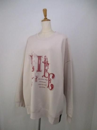 トーマスマグパイ THOMAS MAGPIE LIFEロゴBIGスウェット 2254877-ダークグレー