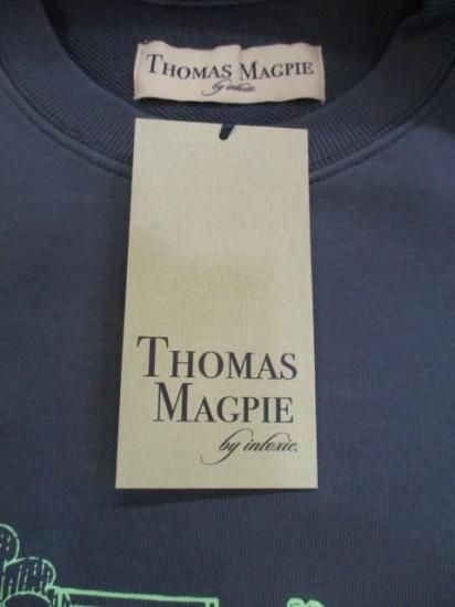 トーマスマグパイ THOMAS MAGPIE LIFEロゴBIGスウェット 2254877-ダークグレー