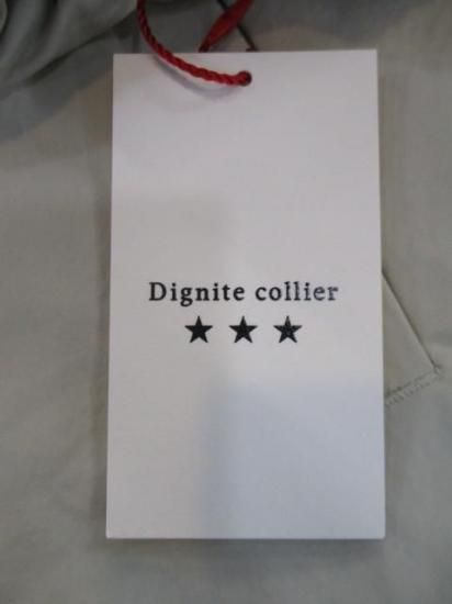 送料無料 ディニテコリエ Dignite collier バルーン中綿ブルゾン レディース アウター AZ-80256390 軽量 暖かい サイドスリット ノーカラー 25秋冬新作 GREIGE