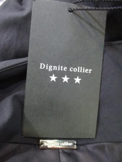 送料無料 ディニテコリエ Dignite collier バルーン中綿ブルゾン レディース アウター AZ-80256390 軽量 暖かい サイドスリット ノーカラー 25秋冬新作 BLACK