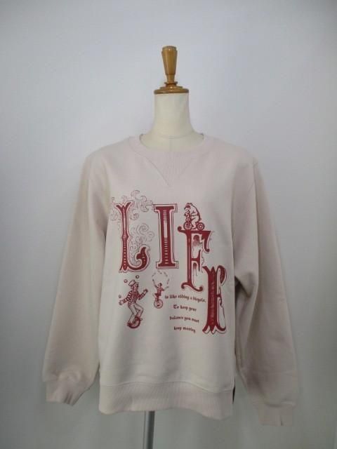 トーマスマグパイ THOMAS MAGPIE LIFEロゴスウェット 2254872-クリーム