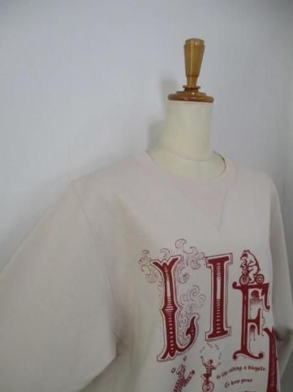 トーマスマグパイ THOMAS MAGPIE LIFEロゴスウェット 2254872-クリーム