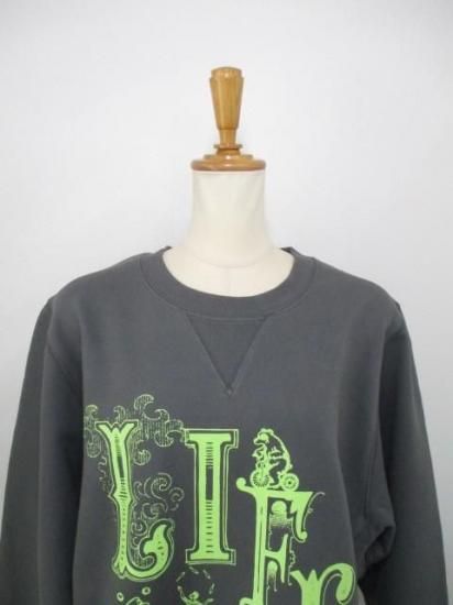 トーマスマグパイ THOMAS MAGPIE LIFEロゴスウェット 2254872-ダークグレー