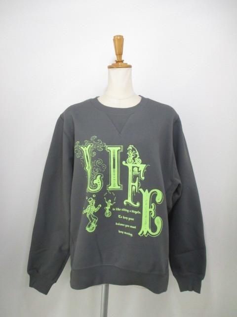 トーマスマグパイ THOMAS MAGPIE LIFEロゴスウェット 2254872-ダークグレー