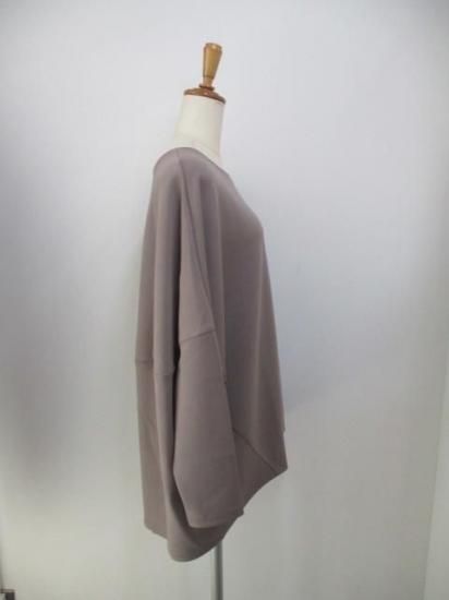 送料無料 プライア Praia コクーンシルエットカットソー LER-24109 コクーンシルエット カットソー トップス 女性 滑らか 大人 カジュアル キレイめ MOCHA