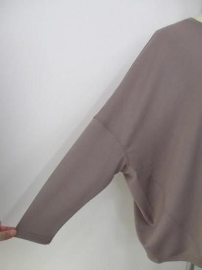 送料無料 プライア Praia コクーンシルエットカットソー LER-24109 コクーンシルエット カットソー トップス 女性 滑らか 大人 カジュアル キレイめ MOCHA