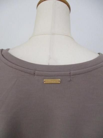 送料無料 プライア Praia コクーンシルエットカットソー LER-24109 コクーンシルエット カットソー トップス 女性 滑らか 大人 カジュアル キレイめ MOCHA