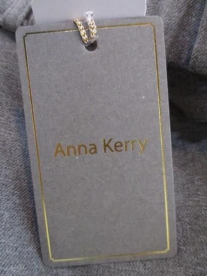 ANNA KERRY アンナケリー 85234601 バルーンパンツ レディース 25春夏 美脚シルエット ゆったり ワイドより細め カジュアルウエストゴム 体型カバー GRAY 38