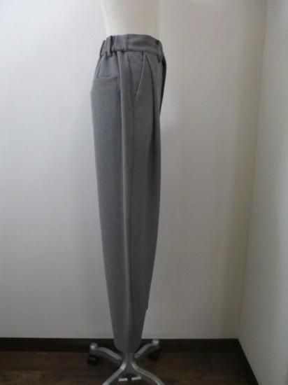 ANNA KERRY アンナケリー 85234601 バルーンパンツ レディース 25春夏 美脚シルエット ゆったり ワイドより細め カジュアルウエストゴム 体型カバー GRAY 38