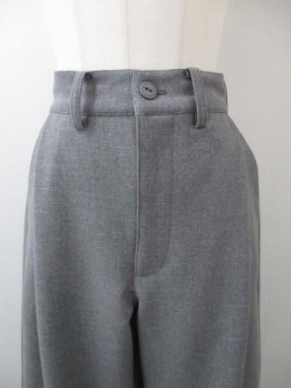 ANNA KERRY アンナケリー 85234601 バルーンパンツ レディース 25春夏 美脚シルエット ゆったり ワイドより細め カジュアルウエストゴム 体型カバー GRAY 38