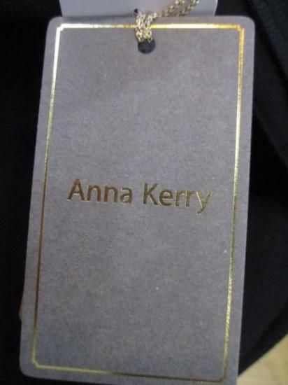 ANNA KERRY アンナケリー 85234601 バルーンパンツ レディース 25春夏 美脚シルエット ゆったり ワイドより細め カジュアルウエストゴム 体型カバー BLACK 38