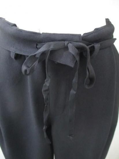 ANNA KERRY アンナケリー 85234601 バルーンパンツ レディース 25春夏 美脚シルエット ゆったり ワイドより細め カジュアルウエストゴム 体型カバー BLACK 38