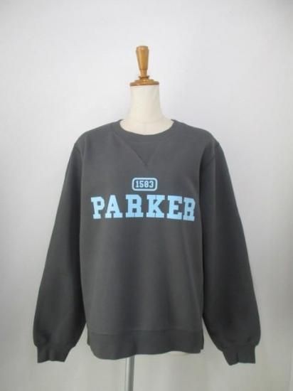 トーマスマグパイ THOMAS MAGPIE PARKER ロゴBIGスウェット 2254879-ダークグレー