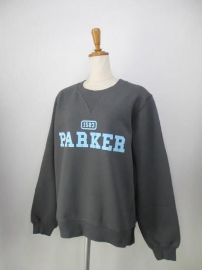 トーマスマグパイ THOMAS MAGPIE PARKER ロゴBIGスウェット 2254879-ダークグレー