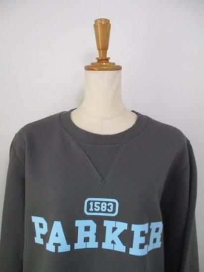 トーマスマグパイ THOMAS MAGPIE PARKER ロゴBIGスウェット 2254879-ダークグレー