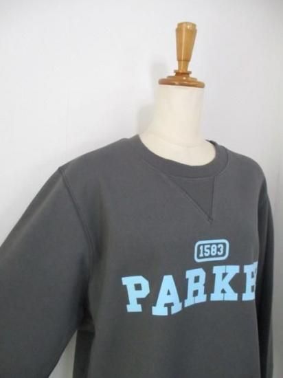 トーマスマグパイ THOMAS MAGPIE PARKER ロゴBIGスウェット 2254879-ダークグレー