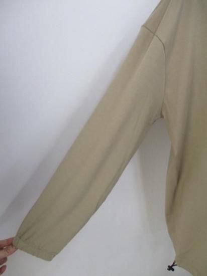 送料無料 ブティックオーディナリー Boutique Ordinary Random Typo Pouch LST-shirt BO25-308T ロンT カジュアル リメイク風 ロゴ KHAKI