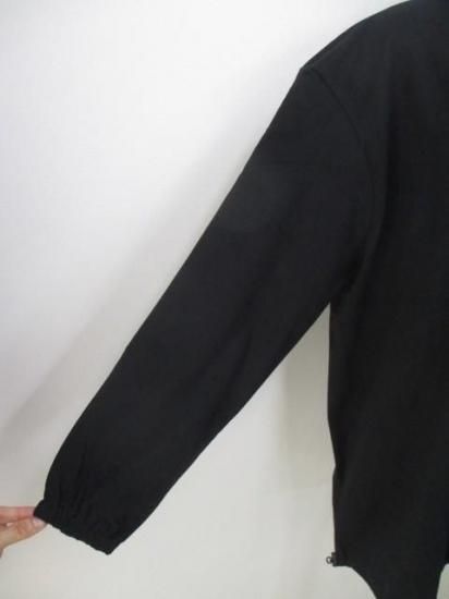 送料無料 ブティックオーディナリー Boutique Ordinary Random Typo Pouch LST-shirt BO25-308T ロンT カジュアル リメイク風 ロゴ BLACK