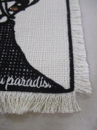 マリードール MARIED'OR 刺繍貼り付け 起毛ストレッチ 身巾ワイドクルー 19538-グレージュ