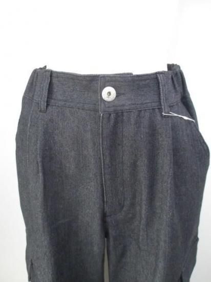 プライア Praia バックストライプセミカーブデニム LEI-2570-ブラック