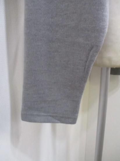 送料無料 アーモンドオイル ALMOND OIL Powdery warm cropped length pullover 252A3313 日本製 クロップト丈 GRAY 秋冬新作