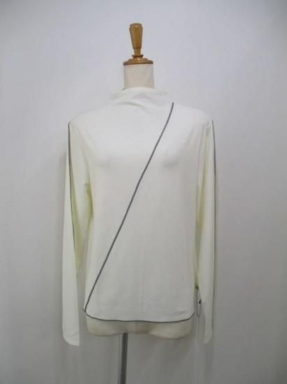送料無料 ALMOND OIL アーモンドオイル 2way bottle neck pullover/black 252A3317 2WAY ボトルネック プルオーバー  秋冬 トレンド WHITE