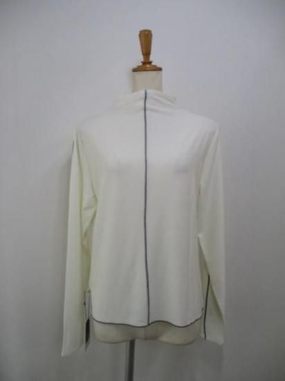送料無料 ALMOND OIL アーモンドオイル 2way bottle neck pullover/black 252A3317 2WAY ボトルネック プルオーバー  秋冬 トレンド WHITE