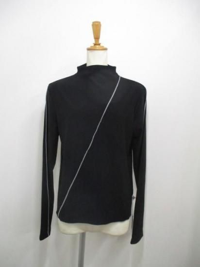 送料無料 ALMOND OIL アーモンドオイル 2way bottle neck pullover/black 252A3317 2WAY ボトルネック プルオーバー  秋冬 トレンド BLACK