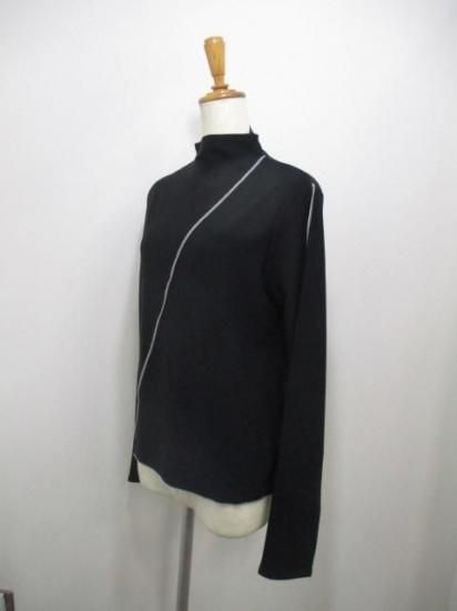 送料無料 ALMOND OIL アーモンドオイル 2way bottle neck pullover/black 252A3317 2WAY ボトルネック プルオーバー  秋冬 トレンド BLACK
