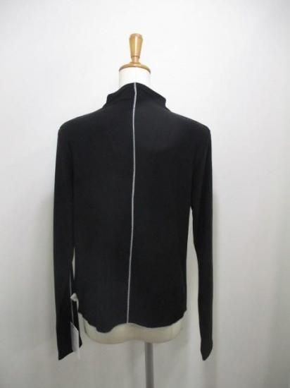 送料無料 ALMOND OIL アーモンドオイル 2way bottle neck pullover/black 252A3317 2WAY ボトルネック プルオーバー  秋冬 トレンド BLACK