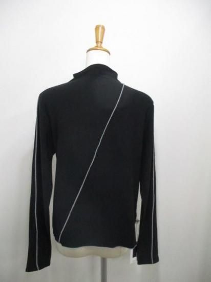 送料無料 ALMOND OIL アーモンドオイル 2way bottle neck pullover/black 252A3317 2WAY ボトルネック プルオーバー  秋冬 トレンド BLACK