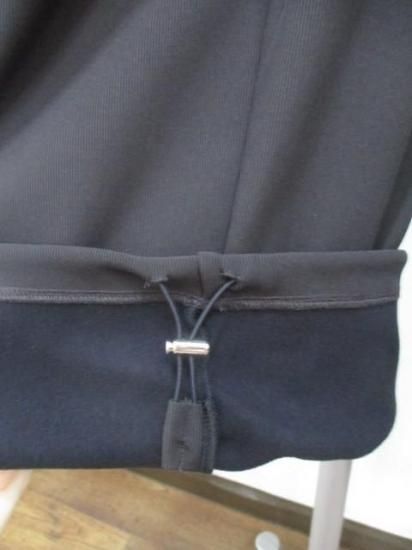 ディニテコリエ Dignite collier 裏フリース ラインワイドパンツ MEI-80256343- チャコール