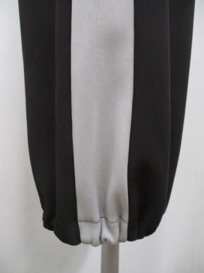 ディニテコリエ Dignite collier 裏フリース ラインワイドパンツ MEI-80256343- チャコール