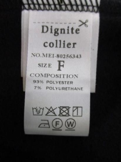 ディニテコリエ Dignite collier 裏フリース ラインワイドパンツ MEI-80256343- チャコール