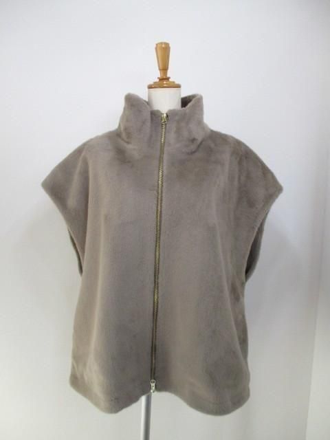 ̵ ޥɥǥ MICADEAL stand collar far vest 0125306265 ե٥ ɥ顼 եե 쥤䡼  GREIGE