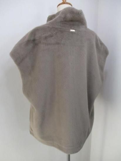 ̵ ޥɥǥ MICADEAL stand collar far vest 0125306265 ե٥ ɥ顼 եե 쥤䡼  GREIGE