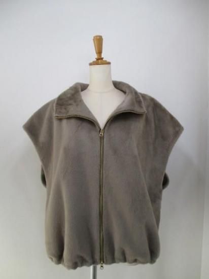 ̵ ޥɥǥ MICADEAL stand collar far vest 0125306265 ե٥ ɥ顼 եե 쥤䡼  GREIGE