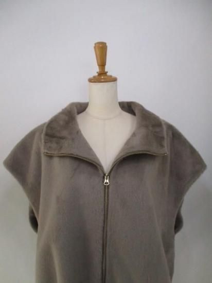 ̵ ޥɥǥ MICADEAL stand collar far vest 0125306265 ե٥ ɥ顼 եե 쥤䡼  GREIGE