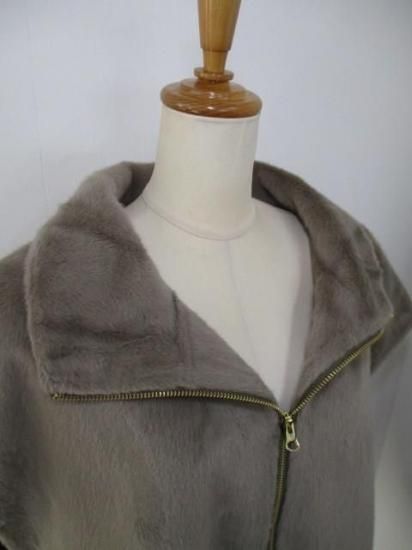 ̵ ޥɥǥ MICADEAL stand collar far vest 0125306265 ե٥ ɥ顼 եե 쥤䡼  GREIGE