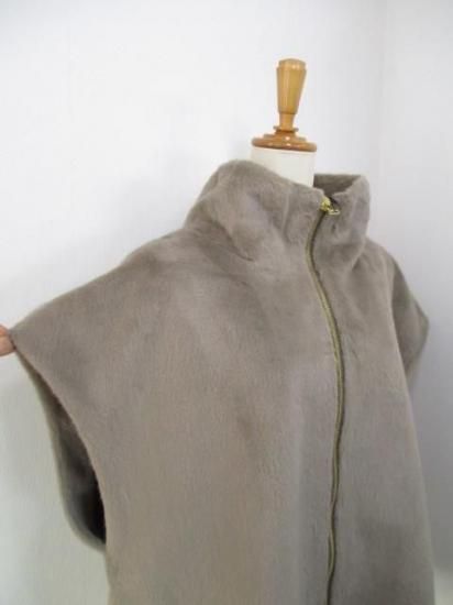 ̵ ޥɥǥ MICADEAL stand collar far vest 0125306265 ե٥ ɥ顼 եե 쥤䡼  GREIGE